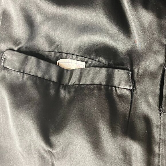 Vintage AJ Gervais Windsor Black Plush Fluffy Full Length Genuine Rabbit Coat - Picture 6 of 12